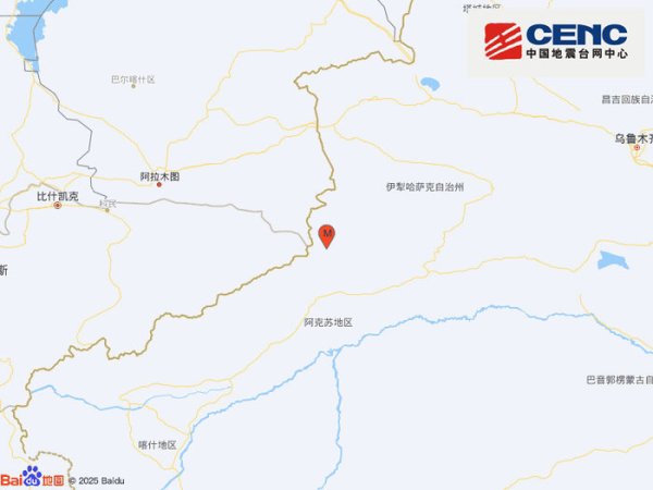 常胜策略 新疆阿克苏地区温宿县发生3.0级地震 震源深度10千米