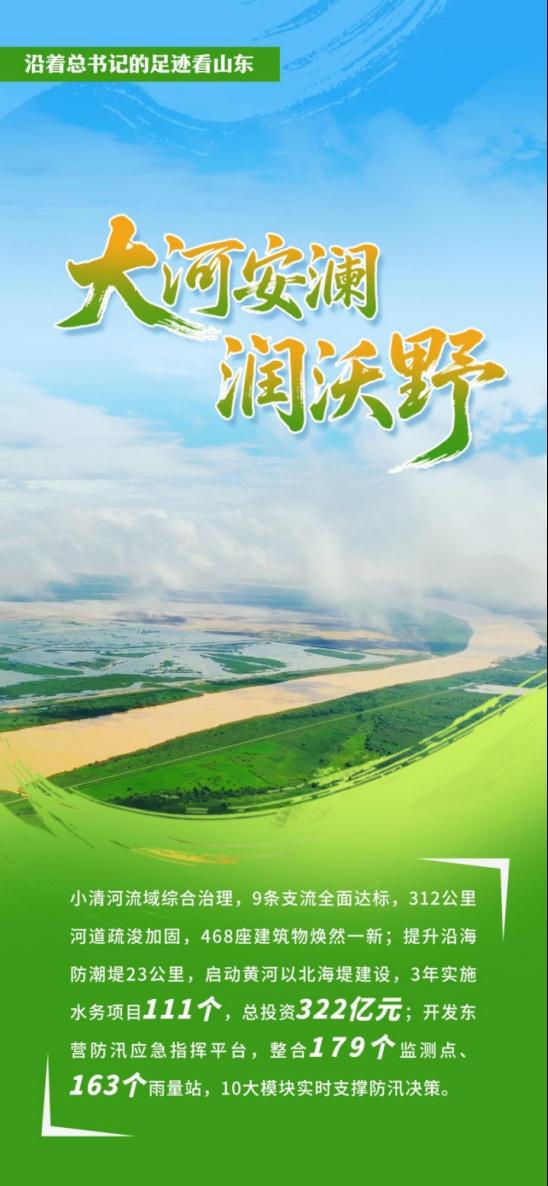 信富网 沿着总书记的足迹看山东｜大河安澜润沃野
